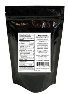 Foto 3 | Foto 3 | Suplemento Curease En Polvo De Hígado De Res, 453 G, Sin Pesticidas - Venta Internacional.