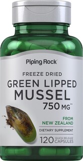 Foto 1 | Foto 1 | Suplemento Piping Rock Green Lipped Mussel 750 Mg 120 Cápsulas - Venta Internacional.