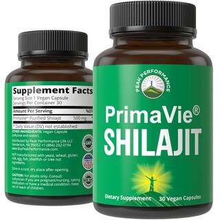 Foto 1 | Foto 1 | Suplemento En Cápsulas Primavie Shilajit De Peak Performance - Venta Internacional.