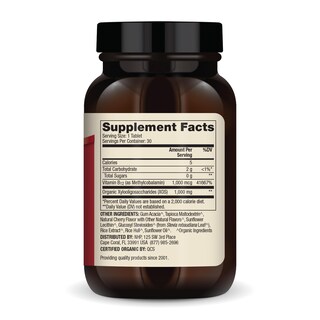 Foto 2 | Foto 2 | Suplemento De Vitamina B12 Masticable Dr. Mercola 30 Comprimidos - Venta Internacional.