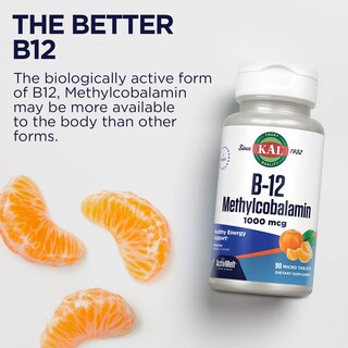 Foto 5 | Foto 5 | Suplemento Kal De Vitamina B12, Metilcobalamina, 1000 Mcg, 90 Tabletas - Venta Internacional.