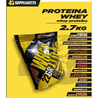 Foto 2 | Foto 2 | Proteína Whey 2.7 KG 43 Supplements Suero de Leche 84 Servicios