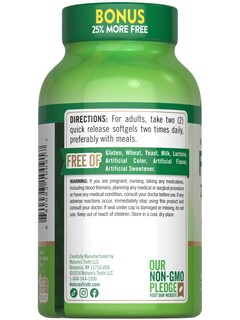 Foto 7 | Foto 7 | Suplemento De Aceite De Pescado Para Eructos De Nature's Truth 2400 Mg 250 Cápsulas Blandas - Venta Internacional.