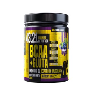Foto 1 | Foto 1 | Aminoácidos BCAA + Glutamina 750G +75 Servicios 43 Suplementos