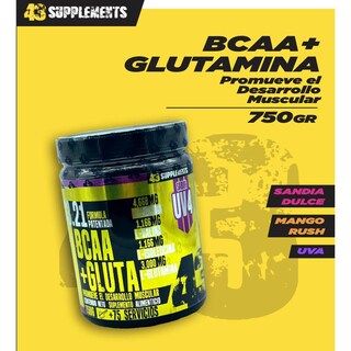 Foto 2 | Foto 2 | Aminoácidos BCAA + Glutamina 750G +75 Servicios 43 Suplementos