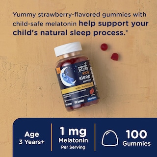 Foto 2 | Foto 2 | Gominolas Para Dormir Mommy's Bliss Kids Melatonina Fresa 100 - Venta Internacional.