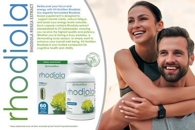 Foto 2 | Foto 2 | Suplemento Vh Nutrition Rhodiola Rhodiola Rosea 3% Salidrosides - Venta Internacional.