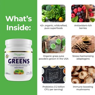 Foto 3 | Foto 3 | Suplemento Orac Energy Greens De Paradise Herbs En Polvo, 15 Porciones - Venta Internacional.