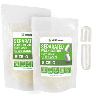 Foto 1 | Foto 1 | Cápsulas Vacías Xprs Nutra Vegan, Tamaño 0 - 100 Unidades - Venta Internacional.