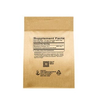 Foto 2 | Foto 2 | Suplemento Pure Original Ingredients: Extracto De Arándano En Polvo - Venta Internacional.