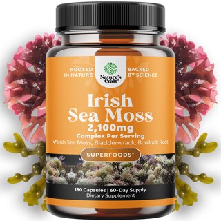 Foto 1 | Foto 1 | Suplemento Natures Craft Organic Irish Sea Moss, 2100 Mg - Venta Internacional.