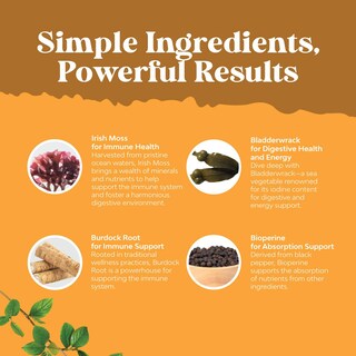 Foto 4 | Foto 4 | Suplemento Natures Craft Organic Irish Sea Moss, 2100 Mg - Venta Internacional.