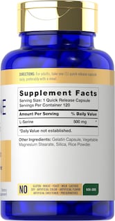 Foto 2 | Foto 2 | Suplemento Carlyle, Cápsulas De L-serina, 500 Mg, 120 Unidades - Venta Internacional.