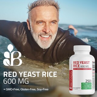 Foto 4 | Foto 4 | Suplemento De Arroz De Levadura Roja Bronson 600 Mg Monascus Purpureus - Venta Internacional.
