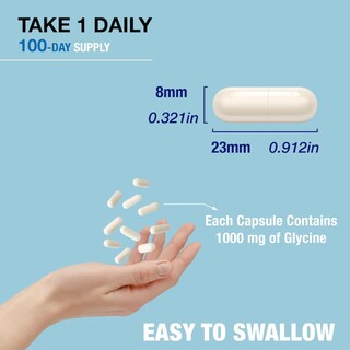 Foto 5 | Foto 5 | Suplemento De Glicina Puregen Labs, 1000 Mg, 100 Cápsulas Vegetarianas - Venta Internacional.