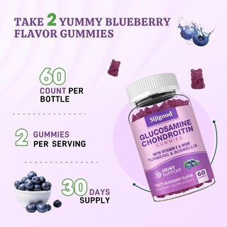 Foto 5 | Foto 5 | Suplemento Sijigood, Gomitas De Glucosamina Y Condroitina, 60 Unidades - Venta Internacional.