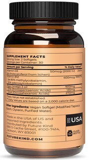 Foto 5 | Foto 5 | Multivitaminas Veganas Future Kind Con Omega 3 Dha+epa B12 Y D3 - Venta Internacional.