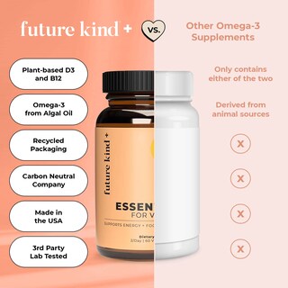 Foto 6 | Foto 6 | Multivitaminas Veganas Future Kind Con Omega 3 Dha+epa B12 Y D3 - Venta Internacional.