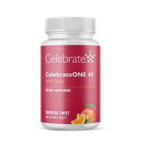 Multivitamínico Bariátrico Celebrateone 45 Masticables Con Hierro - Venta Internacional.