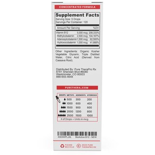 Foto 2 | Foto 2 | Suplemento Pure Therapro Rx Bioactive B12 Metilado, 20 Ml - Venta Internacional.