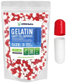 Foto 1 | Foto 1 | Cápsulas Vacías Xprs Nutra Tamaño 3, Cápsulas De Gelatina De 500 Unidades - Venta Internacional.