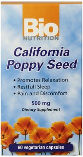 Foto 1 | Foto 1 | Suplemento Bio Nutrition California Poppy 60 Cápsulas Vegetarianas - Venta Internacional.