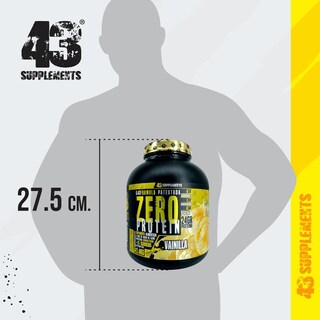 Foto 5 | Foto 5 | 43 Proteina Zero Hidrolizada 2.4 Kg Vainilla 43 Supplements