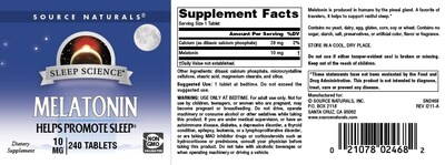 Foto 4 | Foto 4 | Supplement Source Naturals Sleep Science Melatonina 10 Mg - Venta Internacional.