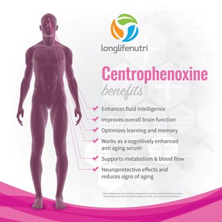 Foto 4 | Foto 4 | Suplemento Longlife Nutri Centrophenoxine 300 Mg X 120 Cápsulas - Venta Internacional.