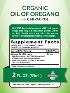 Foto 2 | Foto 2 | Suplemento De Aceite De Orégano Orgánico Nature's Truth, 60 Ml - Venta Internacional.