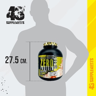 Foto 5 | Foto 5 | 43 Proteina Zero Hidrolizada 2.4 Kg Fresa 43 Supplements