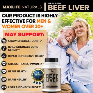 Foto 3 | Foto 3 | Suplemento Maxlife Naturals Hígado De Res Alimentado Con Pasto Desecado - Venta Internacional.