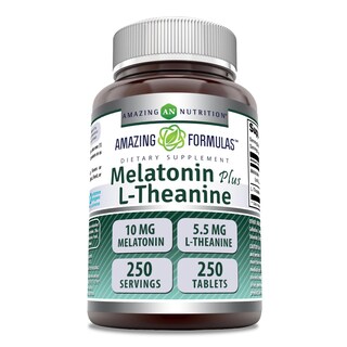 Foto 1 | Foto 1 | Complementa 10 Mg De Melatonina De Amazing Formulas Con 5,5 Mg De L-teanina - Venta Internacional.