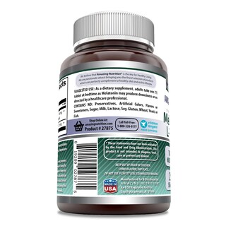 Foto 3 | Foto 3 | Complementa 10 Mg De Melatonina De Amazing Formulas Con 5,5 Mg De L-teanina - Venta Internacional.