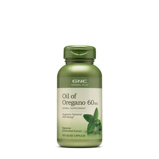 Foto 1 | Foto 1 | Suplemento De Aceite De Orégano Gnc Herbal Plus, 60 Mg, 100 Cápsulas - Venta Internacional.