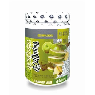 Foto 1 | Foto 1 | Glutamina En Polvo 500gr 43 Supplements Manzana Y Mango