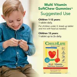 Foto 7 | Foto 7 | Gomitas Softchew Multivitamínicas Childlife Essentials Kids 27 Comprimidos - Venta Internacional.