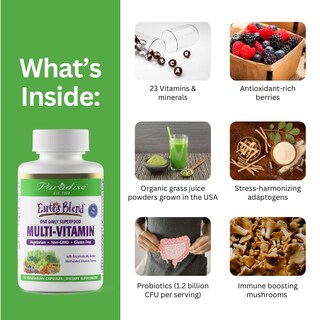 Foto 4 | Foto 4 | Multivitamínico Paradise Herbs Earth's Blend Para Mujer 120 Cápsulas - Venta Internacional.