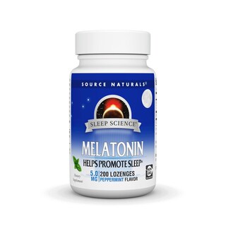 Foto 1 | Foto 1 | Pastillas De Melatonina Source Naturals, 5 Mg, 200 G, Con Sabor A Menta - Venta Internacional.