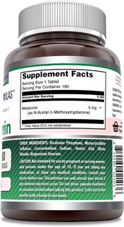 Foto 2 | Foto 2 | Suplemento Amazing Formulas De Melatonina, 5 Mg, 180 Comprimidos X 2 - Venta Internacional.