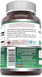 Foto 3 | Foto 3 | Suplemento Amazing Formulas De Melatonina, 5 Mg, 180 Comprimidos X 2 - Venta Internacional.