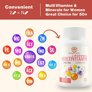 Foto 4 | Foto 4 | Suplemento Multivitamínico Liposomal Sambugra Para Mujeres, 50 O Más De 60 Cápsulas - Venta Internacional.