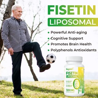 Foto 6 | Foto 6 | Suplementos Kayseari Fisetin 1200 Mg Liposomal 98% Puro 60 Cápsulas - Venta Internacional.