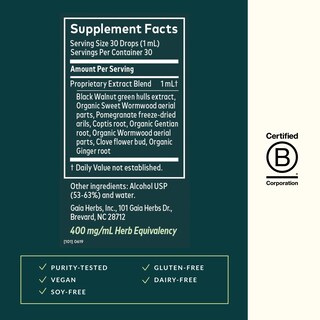 Foto 2 | Foto 2 | Suplemento Gaia Herbs Wormwood Black Walnut Supreme 30 Ml - Venta Internacional.