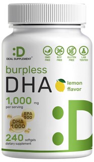 Foto 1 | Foto 1 | Dha Supplements Deal Supplement 240 Cápsulas Blandas Con Sabor A Limón - Venta Internacional.