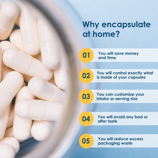 Foto 4 | Foto 4 | Cápsulas De Gelatina Capsuline Clear, Tamaño 00 — 1000 Unidades - Venta Internacional.