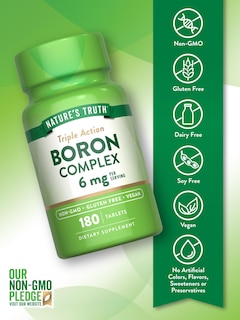 Foto 3 | Foto 3 | Suplemento Del Complejo De Boro De Triple Acción De Nature's Truth, 6 Mg - Venta Internacional.