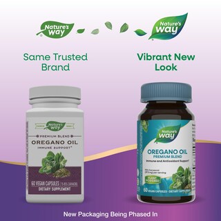 Foto 3 | Foto 3 | Suplemento De Aceite De Orégano Nature's Way, 60 Cápsulas Veganas, Paquete De 2 - Venta Internacional.