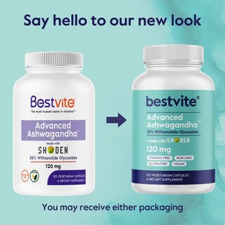 Foto 3 | Foto 3 | Suplemento Bestvite Advanced Ashwagandha De 120 Mg Con Shoden 120 Cápsulas - Venta Internacional.