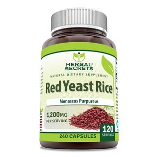 Foto 1 | Foto 1 | Suplemento Herbal Secrets De Arroz De Levadura Roja 1200 Mg 240 Cápsulas - Venta Internacional.